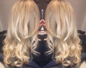 blonde hair colour at revive hair and beauty salon in hale