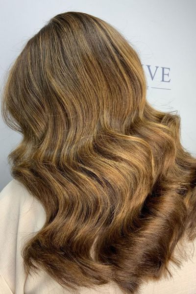 Balayage hair colour at Revive hairdressers near Hale